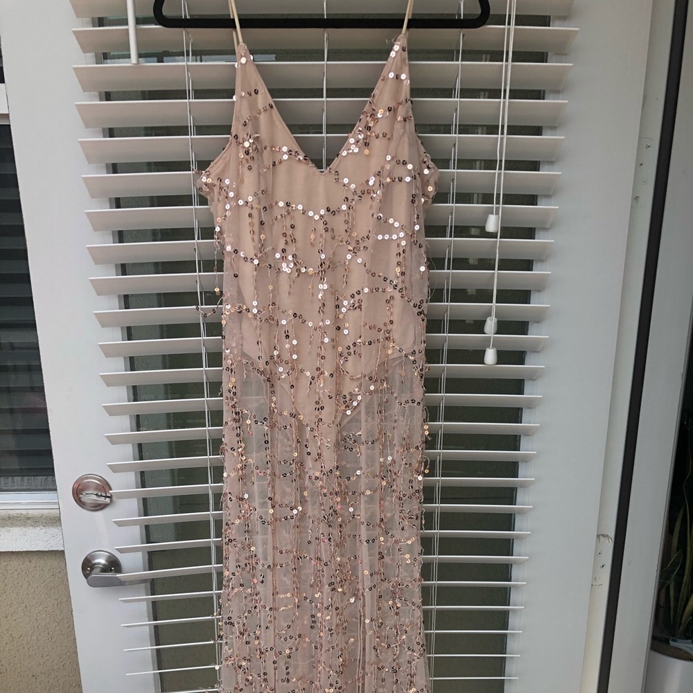 Gold sparkle bodysuit romper